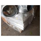 PALLET LOT - Assorted Duct Work - Steel & Aluminum 4" up to 16"