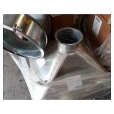 PALLET LOT - Assorted Duct Work - Steel & Aluminum 4" up to 16"