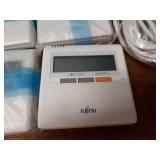 Lot of (12) FUJITSU Digital Thermostats and Accessories