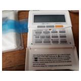 Lot of (12) FUJITSU Digital Thermostats and Accessories