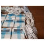 Lot of (12) FUJITSU Digital Thermostats and Accessories