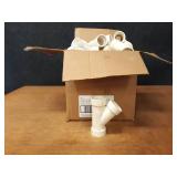 Lot of (40) 1-1/2" Sch40 PVC Wye Pipe Fittings