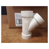 Lot of (40) 1-1/2" Sch40 PVC Wye Pipe Fittings