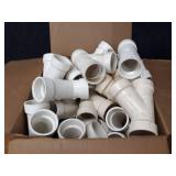 Lot of (40) 1-1/2" Sch40 PVC Wye Pipe Fittings