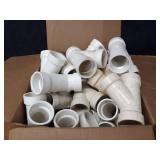 Lot of (40) 1-1/2" Sch40 PVC Wye Pipe Fittings