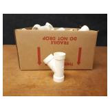 Lot of (40) 1-1/2" Sch40 PVC Wye Pipe Fittings