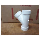 Lot of (40) 1-1/2" Sch40 PVC Wye Pipe Fittings