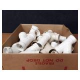Lot of (40) 1-1/2" Sch40 PVC Wye Pipe Fittings