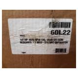 HVAC Electric Motor 1/2HP 115V 1075 RPM Part No. 60L22
