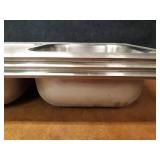 Lot of (3) Stainless Steel Kitchen Sinks -33" x 22" Each