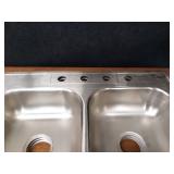 Lot of (3) Stainless Steel Kitchen Sinks -33" x 22" Each