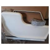 NEW IN BOX - Bradley Left Hand Folding Shower Seat - Attaches to Shower Wall