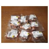 VIEGA ProPress Copper Fittings - (8) 2" x 2" x 1-1/2" Tees & (1) 2" x 2" x 1-1/4" Tee