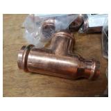 VIEGA ProPress Copper Fittings - (10) 1-1/2" x 1" x 1-1/2" Tees