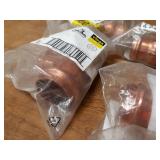 VIEGA ProPress Copper Fittings - (4) 1-1/2" x 1-1/4" x 1" Tees & (1) 2" x 2" x 1/2" Tee