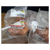 VIEGA ProPress Copper Fittings - (3) 2-1/2" x 2-1/2" x 3/4" Tees & (3) 2-1/2" x 2-1/2" x 2-1/2" Tee