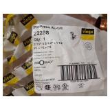 VIEGA ProPress Copper Fittings - (4) 2-1/2" x 2-1/2" x 2" Tees & (4) 2-1/2" x 2-1/2" x 1-1/4" Tee