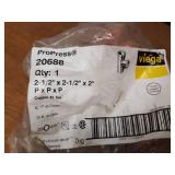 VIEGA ProPress Copper Fittings - (4) 2-1/2" x 2-1/2" x 2" Tees & (4) 2-1/2" x 2-1/2" x 1-1/4" Tee