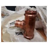 NIBCO PressSystem Copper Fittings - (8) 1-1/2" x 1-1/2" x 1" Reducing Tees