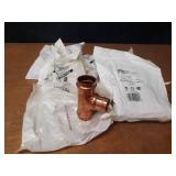 NIBCO PressSystem Copper Fittings - (8) 1-1/2" x 1-1/2" x 1-1/4" Reducing Tees