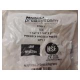 NIBCO PressSystem Copper Fittings - (18) 1-1/4" x 1-1/4" x 1" Reducing Tees