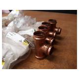 VIEGA ProPress Copper Fittings - (19) 1-1/4" x 1-1/4" x 1" Reducing Tees