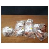 VIEGA ProPress Copper Fittings - (8) 1-1/2" x 1-1/4" x 3/4", (3) 1-1/2" x 1" x 3/4", (1) 1-1/2" x 1-1/2" x 1/2" Reducing Tees