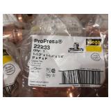 VIEGA ProPress Copper Fittings - (8) 1-1/2" x 1-1/4" x 3/4", (3) 1-1/2" x 1" x 3/4", (1) 1-1/2" x 1-1/2" x 1/2" Reducing Tees