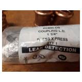 Lot of (20) VIEGA & NIBCO ProPress Copper Couplers - From 1-1/4" to 1/2"