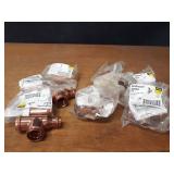 VIEGA ProPress Copper Fittings - (7) 1-1/4" x 3/4" x 3/4", (5) 1-1/4" x 3/4" x 1-1/4" Reducing Tees