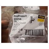 VIEGA ProPress Copper Fittings - (7) 1-1/4" x 3/4" x 3/4", (5) 1-1/4" x 3/4" x 1-1/4" Reducing Tees
