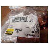 VIEGA ProPress Copper Fittings - (7) 1-1/4" x 3/4" x 3/4", (5) 1-1/4" x 3/4" x 1-1/4" Reducing Tees