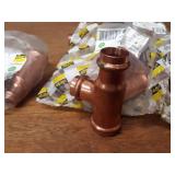 VIEGA ProPress Copper Fittings - (16) 1" x 3/4" x 3/4", (8) 1" x 1/2" x 3/4" Reducing Tees