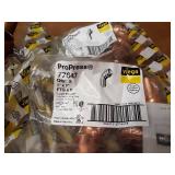 VIEGA ProPress Copper Fittings - (25) 1" x 1" x 1/2" Reducing Tees &  (19) 1" 45° Elbows (FTG x P)