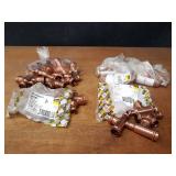 VIEGA ProPress Copper Fittings - (7) 1" x 1" x 1-1/4", (6) 3/4" x 1/2" x 3/4", (13) 3/4" x 3/4" x 1", (2) 1" x 1/2" x 1" Reducing Tees