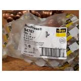 VIEGA ProPress Copper Fittings - (7) 1" x 1" x 1-1/4", (6) 3/4" x 1/2" x 3/4", (13) 3/4" x 3/4" x 1", (2) 1" x 1/2" x 1" Reducing Tees