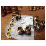 VIEGA ProPress Copper / Brass Fittings - (14) 1" PEX x 1" C, (17) 1/2" PEX x 3/4" C, (8) 3/4" PEX x 1/2" C, (4) 1-1/2" x 3/4" Reducing Coupler