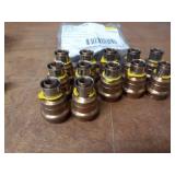 VIEGA ProPress Copper / Brass Fittings - (14) 1" PEX x 1" C, (17) 1/2" PEX x 3/4" C, (8) 3/4" PEX x 1/2" C, (4) 1-1/2" x 3/4" Reducing Coupler