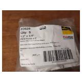 VIEGA ProPress Copper / Brass Fittings - (14) 1" PEX x 1" C, (17) 1/2" PEX x 3/4" C, (8) 3/4" PEX x 1/2" C, (4) 1-1/2" x 3/4" Reducing Coupler