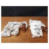 NIBCO PressSystem Copper Fittings - (6) 1-1/2" Tees & (7) 1-1/2" x 1-1/4" Reducing Couplings
