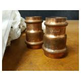 NIBCO PressSystem Copper Fittings - (6) 1-1/2" Tees & (7) 1-1/2" x 1-1/4" Reducing Couplings