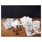 NIBCO PressSystem Copper Fittings - (10) 1-1/4" Press x Female Pipe, (2) 1-1/4" Press x 1-1/2" Female Pipe, (1) 1" Press x 1-1/2" Female Pipe, (10) 1-1/2" x 1/2" Coupler, (5) 1-1/2" x 1" Couplers