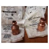 NIBCO PressSystem Copper Fittings - (10) 1-1/4" Press x Female Pipe, (2) 1-1/4" Press x 1-1/2" Female Pipe, (1) 1" Press x 1-1/2" Female Pipe, (10) 1-1/2" x 1/2" Coupler, (5) 1-1/2" x 1" Couplers