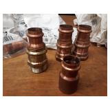 NIBCO PressSystem Copper Fittings - (10) 1-1/4" Press x Female Pipe, (2) 1-1/4" Press x 1-1/2" Female Pipe, (1) 1" Press x 1-1/2" Female Pipe, (10) 1-1/2" x 1/2" Coupler, (5) 1-1/2" x 1" Couplers