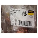 VIEGA ProPress Copper Fittings - (17) 1-1/2" Caps, (7) 1-1/4" Caps and More