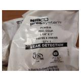 NIBCO & Apollo PressSystem Copper Fittings - (13) 1-1/4" x 1/2" Couplers, (2) 1-1/4" x 1" Couplers, (7) 1-1/4" x 3/4" Couplers, (5) 1-1/4" x 1-1/4" x 1/2" Reducing Tees