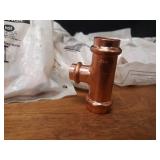 NIBCO PressSystem Copper Fittings - (54) 3/4" x 3/4" x 1/2" Reducing Tee