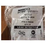 NIBCO & VIEGA PressSystem Copper Fittings - (65) 1/2" 45° Street Elbows (FTG x Press)