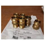 NIBCO & VIEGA PressSystem Copper Fittings - (20) 1" x 1/2" Reducing Couplers, (3) 1" x 3.4" Reducing Couplers, (5) 1" Press x Male Pipe and More