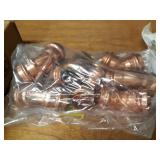 NIBCO & VIEGA PressSystem Copper Fittings - (14) 1" 90° Street Elbows, (8) 1" 45° Elbows, (40) 3/4" 45° Street Elbows